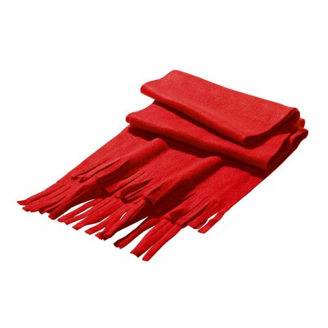 JASON. Schal aus Fleece (200g/m²) Rot | ohne Werbeanbringung