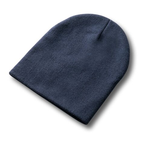 Werbeartikel HAWK. Unisex-Mütze aus recyceltem Polyester (100% rPET) – Dunkelblau