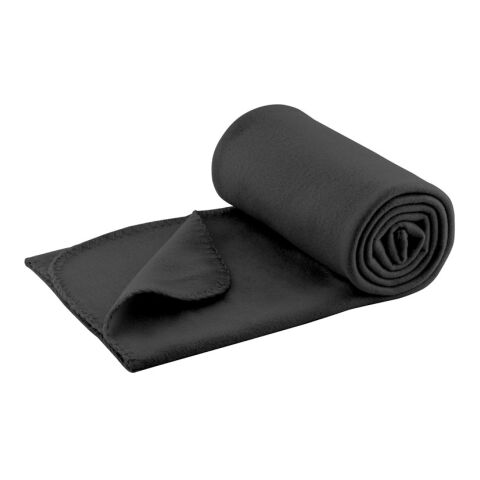 SULENA. Fleece-Decke (180 g/m²) Schwarz | ohne Werbeanbringung