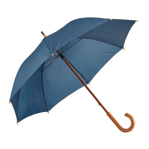 Werbeartikel BETSEY. Regenschirm aus 190T-Polyester | Blau | mit Logo bedrucken