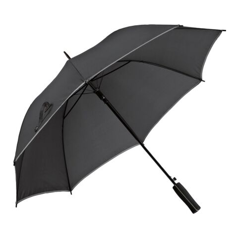 Werbeartikel JENNA. Regenschirm aus 190T-Polyester mit automatischer Öffnung | Silber | mit Logo bedrucken