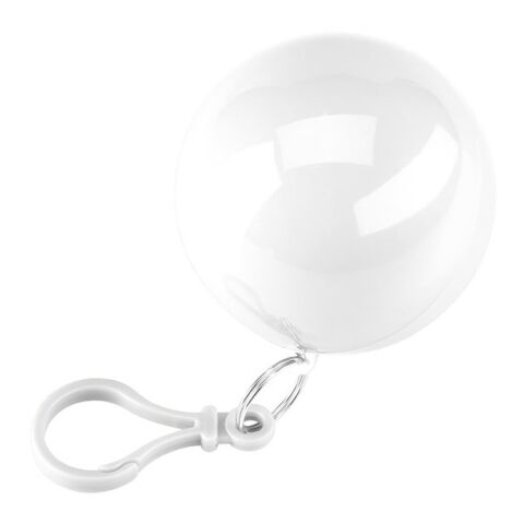 Werbeartikel ISABEL. Regenponcho | Weiß | mit Logo bedrucken