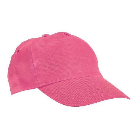 CAMPBEL. Kappe aus Polyester Rosa | ohne Werbeanbringung