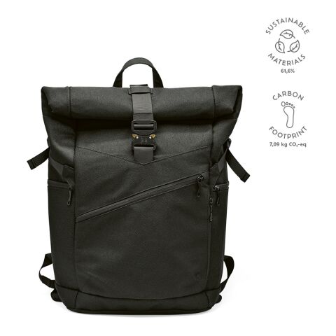 Coloma Rucksack 28L rPET Schwarz | ohne Werbeanbringung