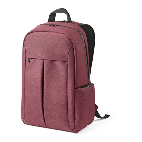 Werbeartikel Madrid 22 L Rucksack aus recy.Nylon und rPET. Laptops bis 17" – burgund – mit Logo bedruckt