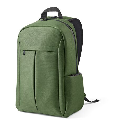 Werbeartikel Madrid 22L Rucksack aus recy.Nylon und rPET. Laptops bis 17" | Armeegrün | mit Logo bedrucken