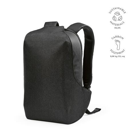Abrantes Rucksack 20L rPET Schwarz | ohne Werbeanbringung