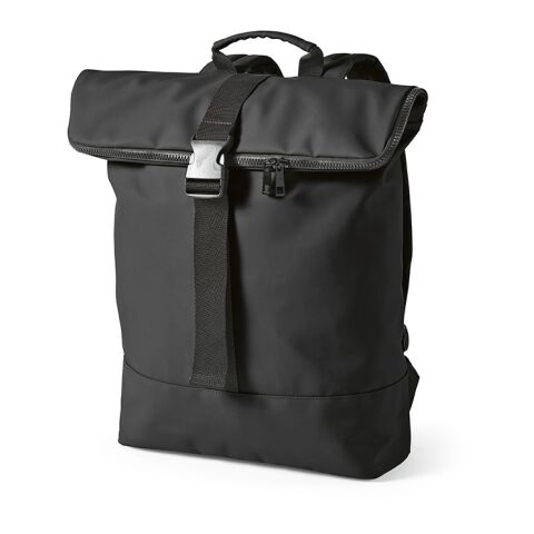 Milan 24L Rucksack aus rPU und rPET. Laptops bis 17&quot; Schwarz | ohne Werbeanbringung | Nicht verfügbar | Nicht verfügbar | Nicht verfügbar
