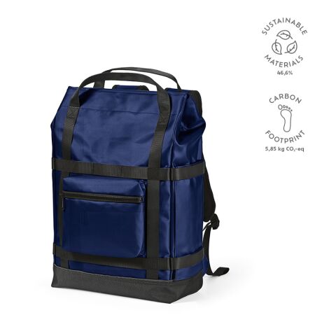Wellington Rucksack 21L rPET Blau | ohne Werbeanbringung