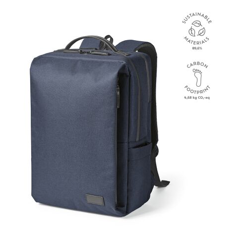 Oslo Rucksack 20L rPET Blau | ohne Werbeanbringung