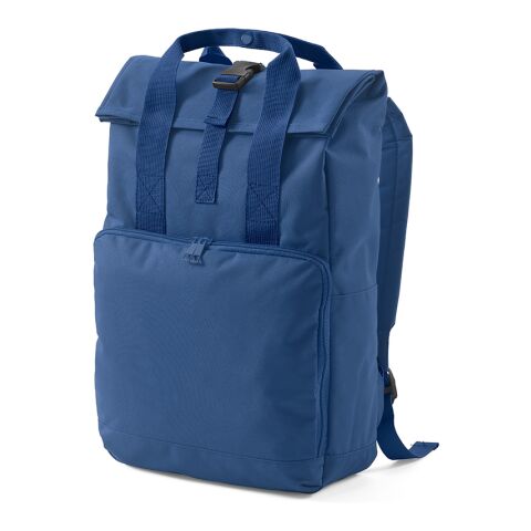 Mitarbeitergeschenk Rucksack Warsaw – transparent blau – mit Logo bedruckt 20 l nachhaltiger Backpack für das Mitarbeiter-Onboarding