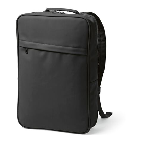Amsterdam 16L Rucksack aus rPU uns rPET. Laptops bis 17&quot; Schwarz | ohne Werbeanbringung | Nicht verfügbar | Nicht verfügbar | Nicht verfügbar