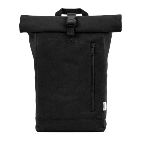 Osaka Rucksack 16L, recy.Baumwolle, 360g/m², Rolltop, Schnallenverschluss