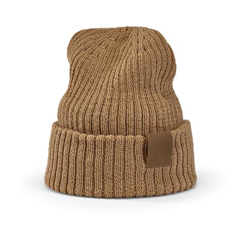 Cobain Mütze aus rPET und Wolle. Mit personalisierbarem Aufnäher