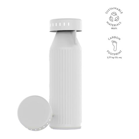 Timeos Trinkflasche recy. Edelstahl 690 ml Weiß | ohne Werbeanbringung