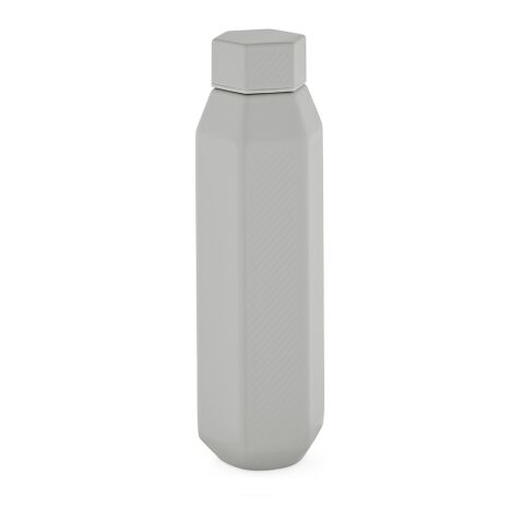 Hexagul Trinkflasche aus recy.Edelstahl, 530ml. Doppelwandig grau melange 2 | ohne Werbeanbringung | Nicht verfügbar | Nicht verfügbar | Nicht verfügbar