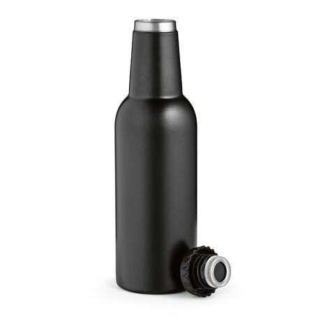Sepik Trinkflasche recy.Edelstahl, 360 ml. Doppelwandig. Auslaufsicher Schwarz | ohne Werbeanbringung | Nicht verfügbar | Nicht verfügbar | Nicht verfügbar