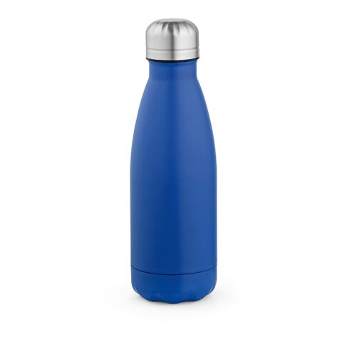 Werbeartikel Mississippi 450 Trinkflasche recy.Edelstahl, 430 ml. Doppelwandig – königsblau – mit Logo bedruckt