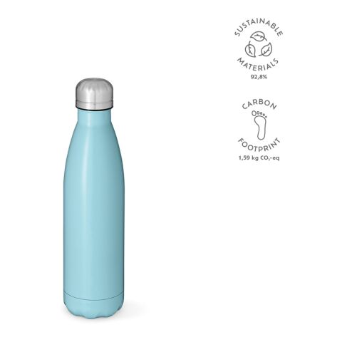 Mississippi 550 Trinkflasche recy.Edelstahl 535 ml Hellblau | ohne Werbeanbringung