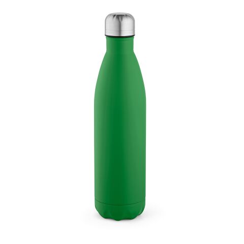 Werbeartikel Mississippi 800 Trinkflasche recy.Edelstahl, 810 ml. Auslaufsicher – grün – mit Logo bedruckt