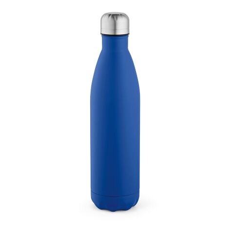 Werbeartikel Mississippi 800 Trinkflasche recy.Edelstahl, 810 ml. Auslaufsicher – königsblau – mit Logo bedruckt