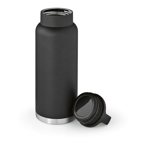 Zambezi 1000 Trinkflasche recy.Edelstahl, 1160 ml. Mit Tragegriff Schwarz | ohne Werbeanbringung | Nicht verfügbar | Nicht verfügbar | Nicht verfügbar