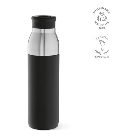 Colorado Trinkflasche recy. Edelstahl 760 ml Schwarz | ohne Werbeanbringung