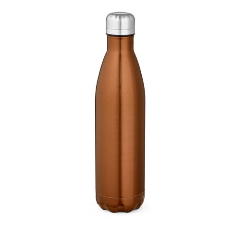 Werbeartikel Mississippi 800P Trinkflasche recy.Edelstahl, 810 ml. Glänzend – Kupfer – mit Logo bedruckt