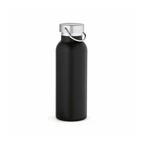 Sado Trinkflasche 560ml aus recy. Edelstahl. Doppelwandig, auslaufsicher. 