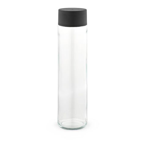 Turia 750 Glasflasche, 780 ml. Mit schwarzem Deckel Durchsichtig