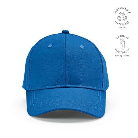Darrell Cap recy. Baumwolle 280 gsm Blau | ohne Werbeanbringung