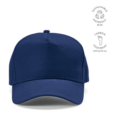 Hendrix Cap recy. Baumwolle 280 gsm Marineblau | ohne Werbeanbringung