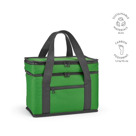 Florence L Kühltasche rPET 10L 600D Grün | ohne Werbeanbringung