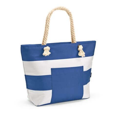Werbeartikel Kühltasche Athens rPET – königsblau – mit Logodruck 15L nachhaltige isolierte Cooler Bag für das Sommerfest & Firmen-Events