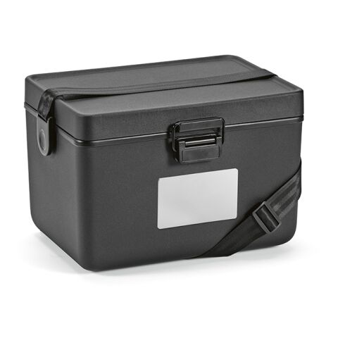 Bangkok 12L Kühlbox aus rABS. Pastellfarben Schwarz | ohne Werbeanbringung | Nicht verfügbar | Nicht verfügbar | Nicht verfügbar