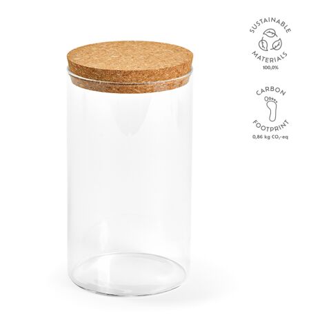 Magritte 1000 Vorratsbehälter Borosilikat Glas 1015ml Transparent | ohne Werbeanbringung