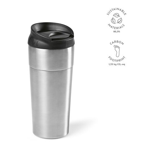 Columbia Reisebecher recy. Edelstahl 510 ml Silber | ohne Werbeanbringung