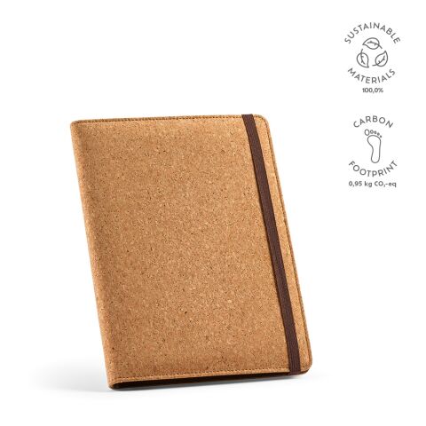 Kafka A5 Mappe Kork 70 gsm Beige | ohne Werbeanbringung | A5