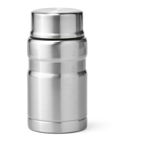 Werbeartikel Dali 800 Thermobehälter recy.Edelstahl, 810 ml. Doppelwandig – silber – mit Logo bedruckt