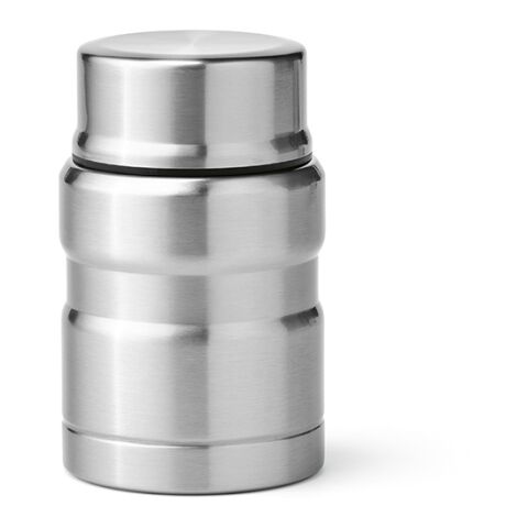 Werbeartikel Dali 550 Thermobehälter recy.Edelstahl, 570 ml. Doppelwandig – silber – mit Logo bedruckt