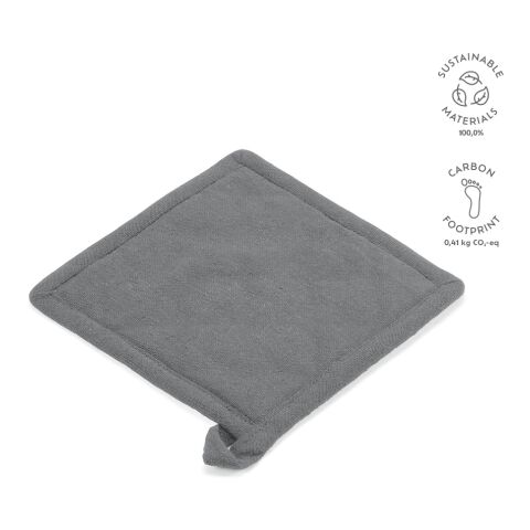 Klimt Topflappen recy. Baumwolle 180 gsm Grau | ohne Werbeanbringung