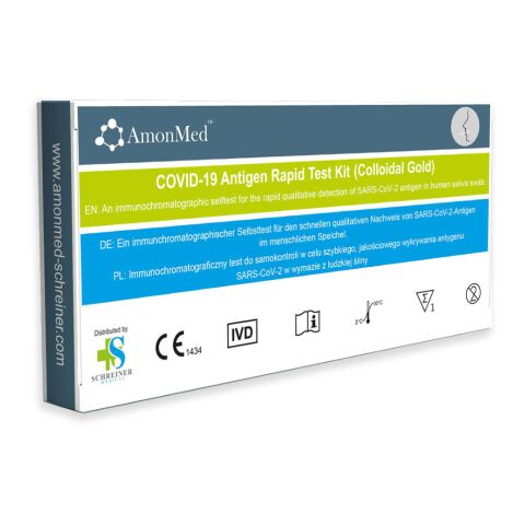 Covid-19 Antigen Lolly/Speichelabstrich Schnelltest ohne Werbeanbringung