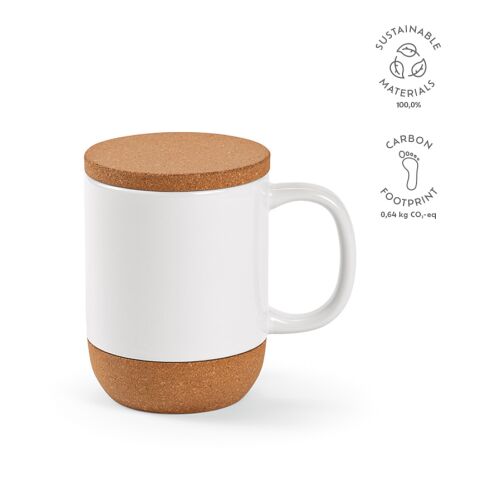 Ebro Tasse Keramik 430 ml Weiß | ohne Werbeanbringung