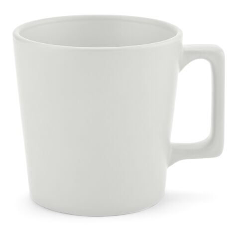 Werbeartikel Thames 350 Tasse aus Keramik, 360 ml. Matte Oberfläche – hellgrau – mit Logo bedruckt