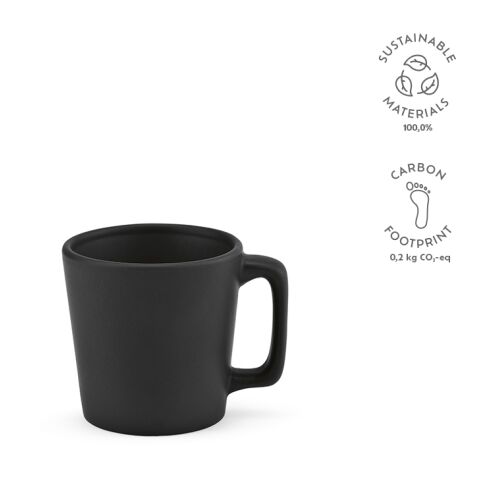 Thames 75 Tasse Keramik 75ml Schwarz | ohne Werbeanbringung