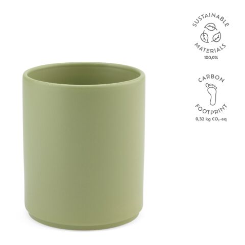 Tiber 350 Tasse Keramik 340 ml Grün | ohne Werbeanbringung