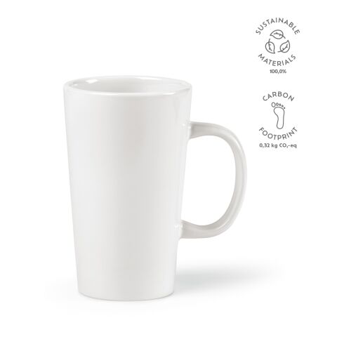 Mekong Tasse Keramik 310 ml Weiß | ohne Werbeanbringung