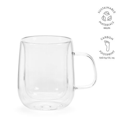 Elbe 450 Tasse Borosilikat Glas 440 ml Transparent | ohne Werbeanbringung