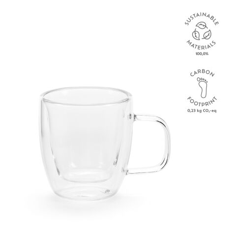Elbe 75 Tasse Borosilikat Glas 65ml 