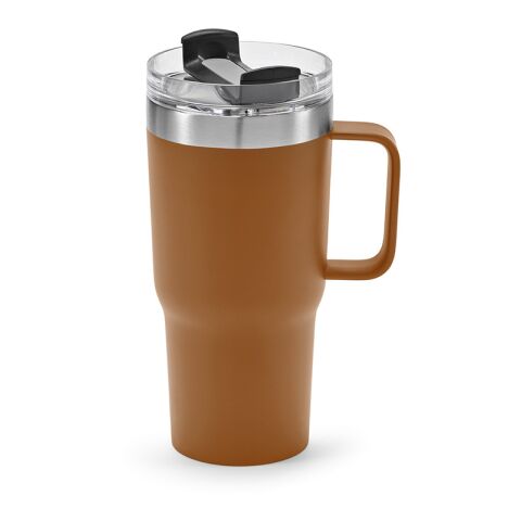 Neman Tasse recy.Edelstahl, 580 ml. Mit drehbarem Deckel Kamel | ohne Werbeanbringung | Nicht verfügbar | Nicht verfügbar | Nicht verfügbar